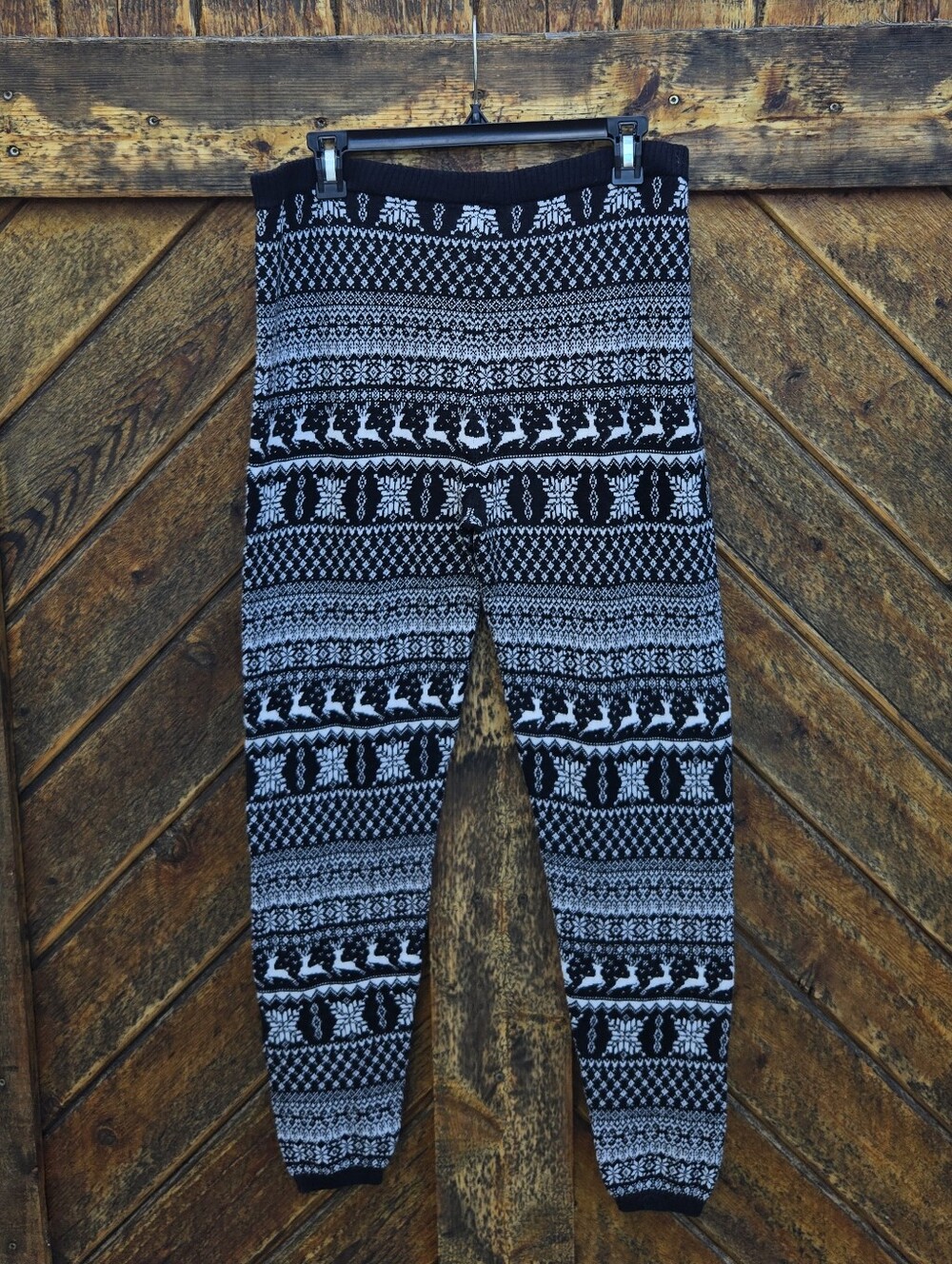Mossimo Christmas Holiday Knit Leggings - Picture 4 of 4